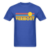 Vermont Basic T-Shirt - Unisex Vermont T Shirt Retro Sun - royal blue