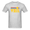 Vail, Colorado Basic T-Shirt - Unisex Vail T Shirt Retro Sun - heather gray