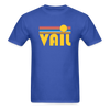 Vail, Colorado Basic T-Shirt - Unisex Vail T Shirt Retro Sun - royal blue