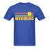 Wyoming Basic T-Shirt - Unisex Wyoming T Shirt Retro Sun - royal blue