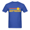 West Virginia Basic T-Shirt - Unisex West Virginia T Shirt Retro Sun