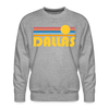Premium Dallas, Texas Sweatshirt - Retro Sun Premium Men's Dallas Sweatshirt - heather grey