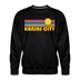 Premium Kansas City, Missouri Sweatshirt - Retro Sun Premium Men's Kansas City Sweatshirt - black