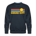 Premium Kansas City, Missouri Sweatshirt - Retro Sun Premium Men's Kansas City Sweatshirt - navy