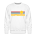 Premium Chattanooga, Tennessee Sweatshirt - Retro Sun Premium Men's Chattanooga Sweatshirt - white