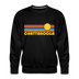 Premium Chattanooga, Tennessee Sweatshirt - Retro Sun Premium Men's Chattanooga Sweatshirt - black