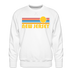 Premium New Jersey Sweatshirt - Retro Sun Premium Men's New Jersey Sweatshirt - white