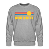 Premium New Jersey Sweatshirt - Retro Sun Premium Men's New Jersey Sweatshirt - heather grey