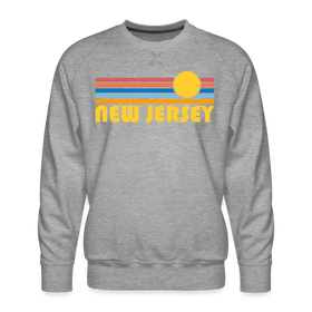 Premium New Jersey Sweatshirt - Retro Sun Premium Men's New Jersey Sweatshirt