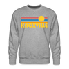 Premium Knoxville, Tennessee Sweatshirt - Retro Sun Premium Men's Knoxville Sweatshirt - heather grey