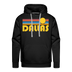Premium Dallas, Texas Hoodie - Retro Sun Premium Men's Dallas Sweatshirt / Hoodie - black
