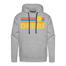 Premium Dallas, Texas Hoodie - Retro Sun Premium Men's Dallas Sweatshirt / Hoodie - heather grey