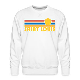 Premium St. Louis, Missouri Sweatshirt - Retro Sun Premium Men's St. Louis Sweatshirt