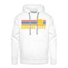 Premium Kansas City, Missouri Hoodie - Retro Sun Premium Men's Kansas City Sweatshirt / Hoodie - white