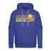 Premium Kansas City, Missouri Hoodie - Retro Sun Premium Men's Kansas City Sweatshirt / Hoodie - royal blue