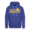 Premium Kansas City, Missouri Hoodie - Retro Sun Premium Men's Kansas City Sweatshirt / Hoodie - royal blue