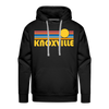 Premium Knoxville, Tennessee Hoodie - Retro Sun Premium Men's Knoxville Sweatshirt / Hoodie - black