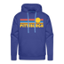 Premium Pittsburgh, Pennsylvania Hoodie - Retro Sun Premium Men's Pittsburgh Sweatshirt / Hoodie - royal blue