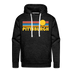 Premium Pittsburgh, Pennsylvania Hoodie - Retro Sun Premium Men's Pittsburgh Sweatshirt / Hoodie - charcoal grey