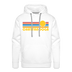 Premium Chattanooga, Tennessee Hoodie - Retro Sun Premium Men's Chattanooga Sweatshirt / Hoodie - white