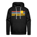 Premium Salt Lake City, Utah Hoodie - Retro Sun Premium Men's Salt Lake City Sweatshirt / Hoodie - black