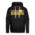 Premium Minnesota Hoodie - Retro Sun Premium Men's Minnesota Sweatshirt / Hoodie - charcoal grey