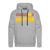 Premium Seattle, Washington Hoodie - Retro Sun Premium Men's Seattle Sweatshirt / Hoodie - heather grey