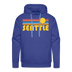 Premium Seattle, Washington Hoodie - Retro Sun Premium Men's Seattle Sweatshirt / Hoodie - royal blue
