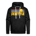 Premium Seattle, Washington Hoodie - Retro Sun Premium Men's Seattle Sweatshirt / Hoodie - charcoal grey