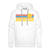 Premium San Diego, California Hoodie - Retro Sun Premium Men's San Diego Sweatshirt / Hoodie - white