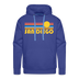 Premium San Diego, California Hoodie - Retro Sun Premium Men's San Diego Sweatshirt / Hoodie - royal blue