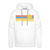 Premium San Francisco, California Hoodie - Retro Sun Premium Men's San Francisco Sweatshirt / Hoodie - white