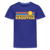 Knoxville, Tennessee Youth Shirt - Retro Sunrise Knoxville Kid's T-Shirt - royal blue
