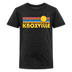 Knoxville, Tennessee Youth Shirt - Retro Sunrise Knoxville Kid's T-Shirt - charcoal grey