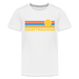 Chattanooga, Tennessee Youth Shirt - Retro Sunrise Chattanooga Kid's T-Shirt - white