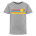 Chattanooga, Tennessee Youth Shirt - Retro Sunrise Chattanooga Kid's T-Shirt - heather gray