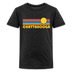 Chattanooga, Tennessee Youth Shirt - Retro Sunrise Chattanooga Kid's T-Shirt - charcoal grey