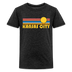 Kansas City, Missouri Youth Shirt - Retro Sunrise Kansas City Kid's T-Shirt - charcoal grey