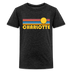 Charlotte, North Carolina Youth Shirt - Retro Sunrise Charlotte Kid's T-Shirt - charcoal grey
