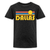 Dallas, Texas Youth Shirt - Retro Sunrise Dallas Kid's T-Shirt - charcoal grey