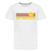 San Francisco, California Youth Shirt - Retro Sunrise San Francisco Kid's T-Shirt - white
