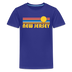 New Jersey Youth Shirt - Retro Sunrise New Jersey Kid's T-Shirt - royal blue