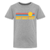 Salt Lake City, Utah Youth Shirt - Retro Sunrise Salt Lake City Kid's T-Shirt - heather gray