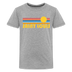 St. Louis, Missouri Youth Shirt - Retro Sunrise St. Louis Kid's T-Shirt - heather gray
