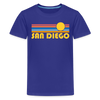 San Diego, California Youth Shirt - Retro Sunrise San Diego Kid's T-Shirt