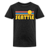 Seattle, Washington Youth Shirt - Retro Sunrise Seattle Kid's T-Shirt - charcoal grey
