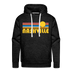 Premium Nashville, Tennessee Hoodie - Retro Sun Premium Men's Nashville Sweatshirt / Hoodie - charcoal grey
