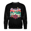 Premium Alaska Sweatshirt - Retro Boho Premium Men's Alaska Sweatshirt - black
