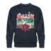 Premium Alaska Sweatshirt - Retro Boho Premium Men's Alaska Sweatshirt - navy