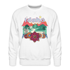 Premium Idaho Sweatshirt - Retro Boho Premium Men's Idaho Sweatshirt - white